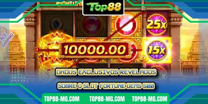 Dados exclusivos revelados sobre o slot Fortune Gems 500