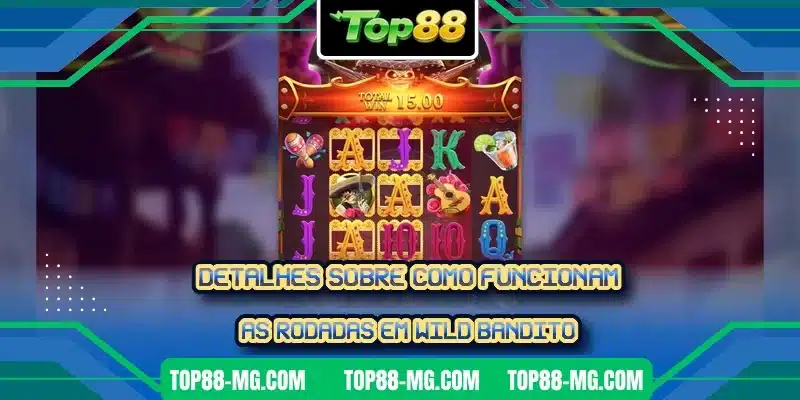 Detalhes sobre como funcionam as rodadas em Wild Bandito