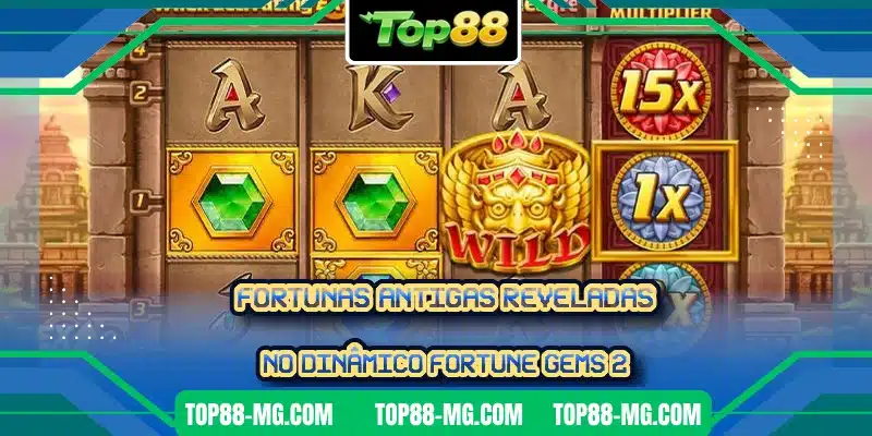Fortunas antigas reveladas no dinâmico Fortune Gems 2